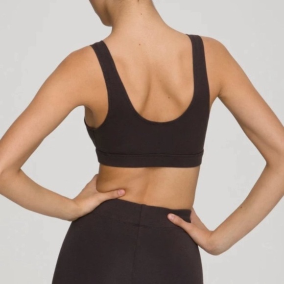 Good American Lounge Scoop Bra Black Size 3 NWT - Picture 2 of 8